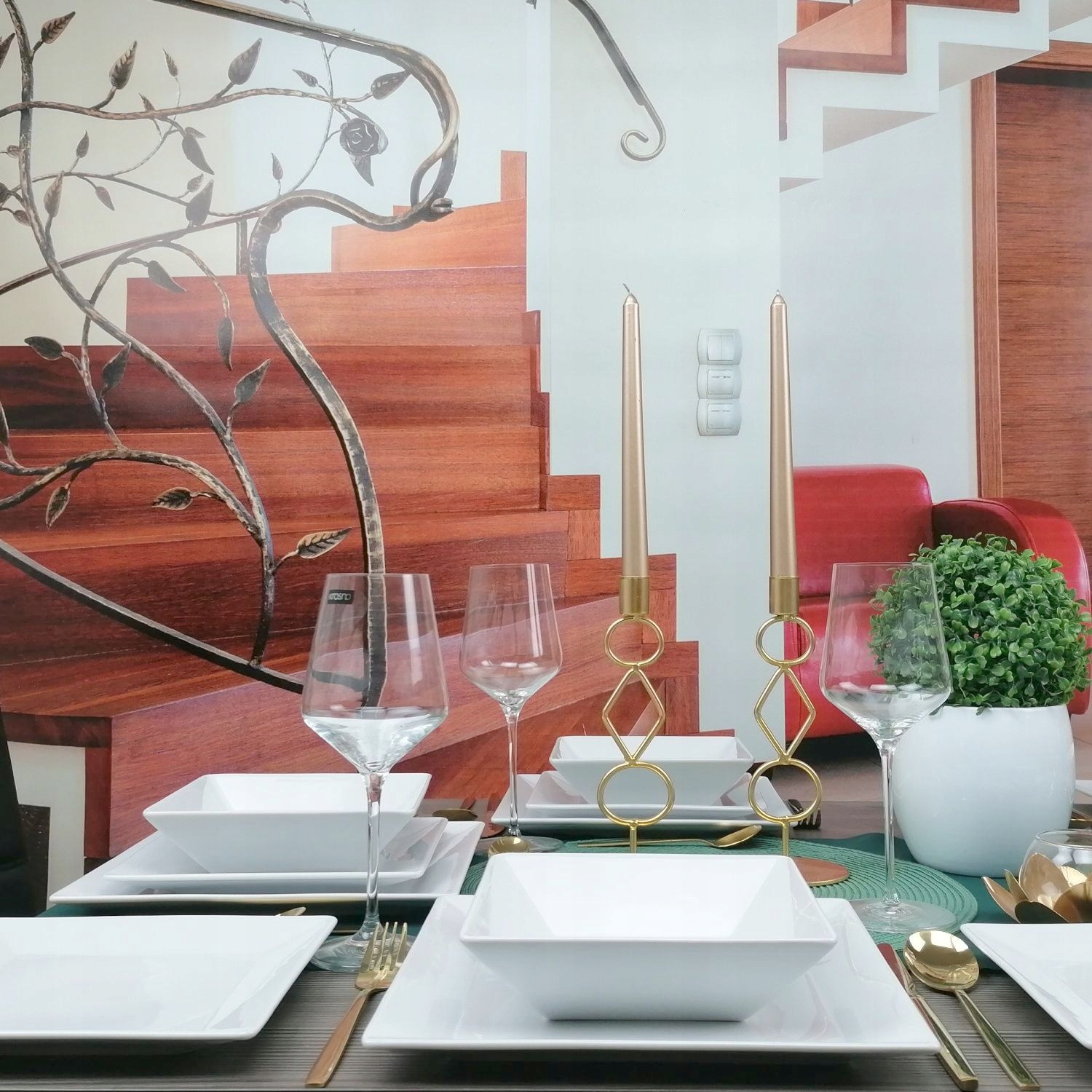 LUBIANA CLASSIC ZESTAW SERWIS KOMPLET OBIADOWY 36 CZĘŚCI NA 12 OSÓB Linia Classic