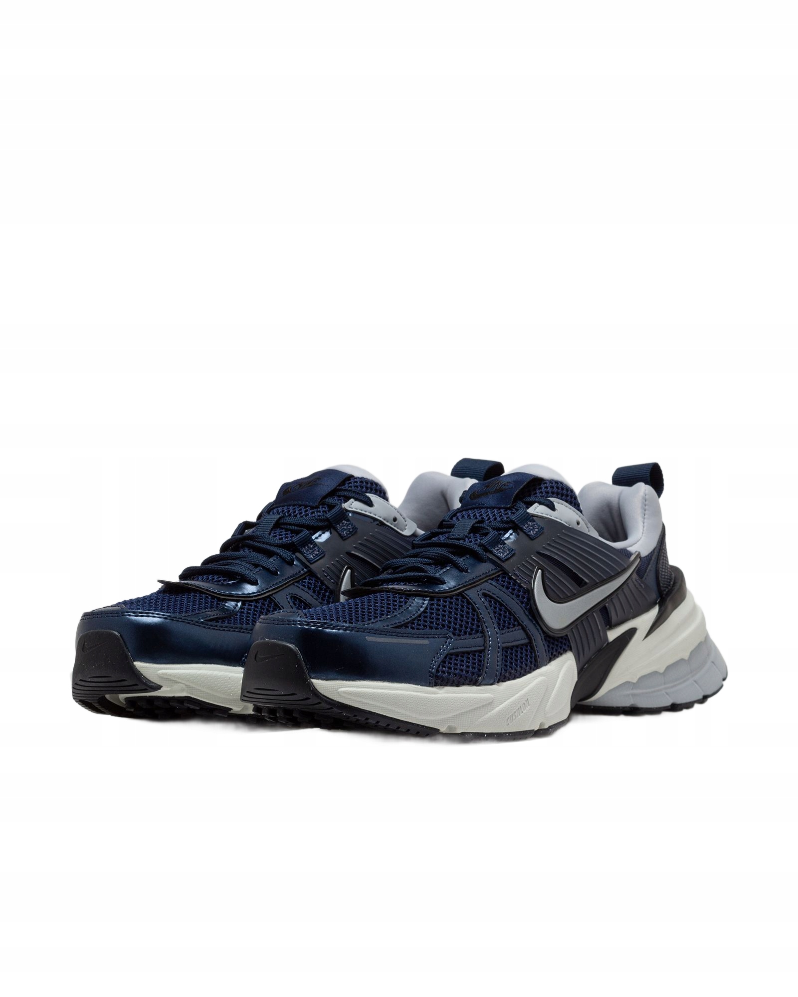 Nike Sportovní Pánské Tmavě Modré Boty Se Síťkou A Stříbrným Logem 38,5 U2B