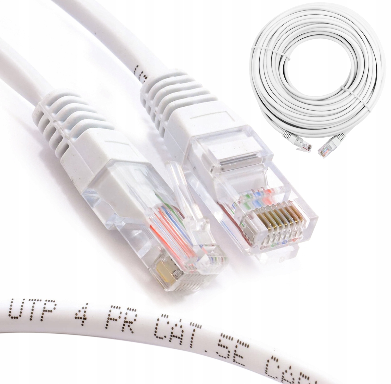 

Kabel Siecowy Lan Przewód Sieciowy CAT5 RJ45 3M