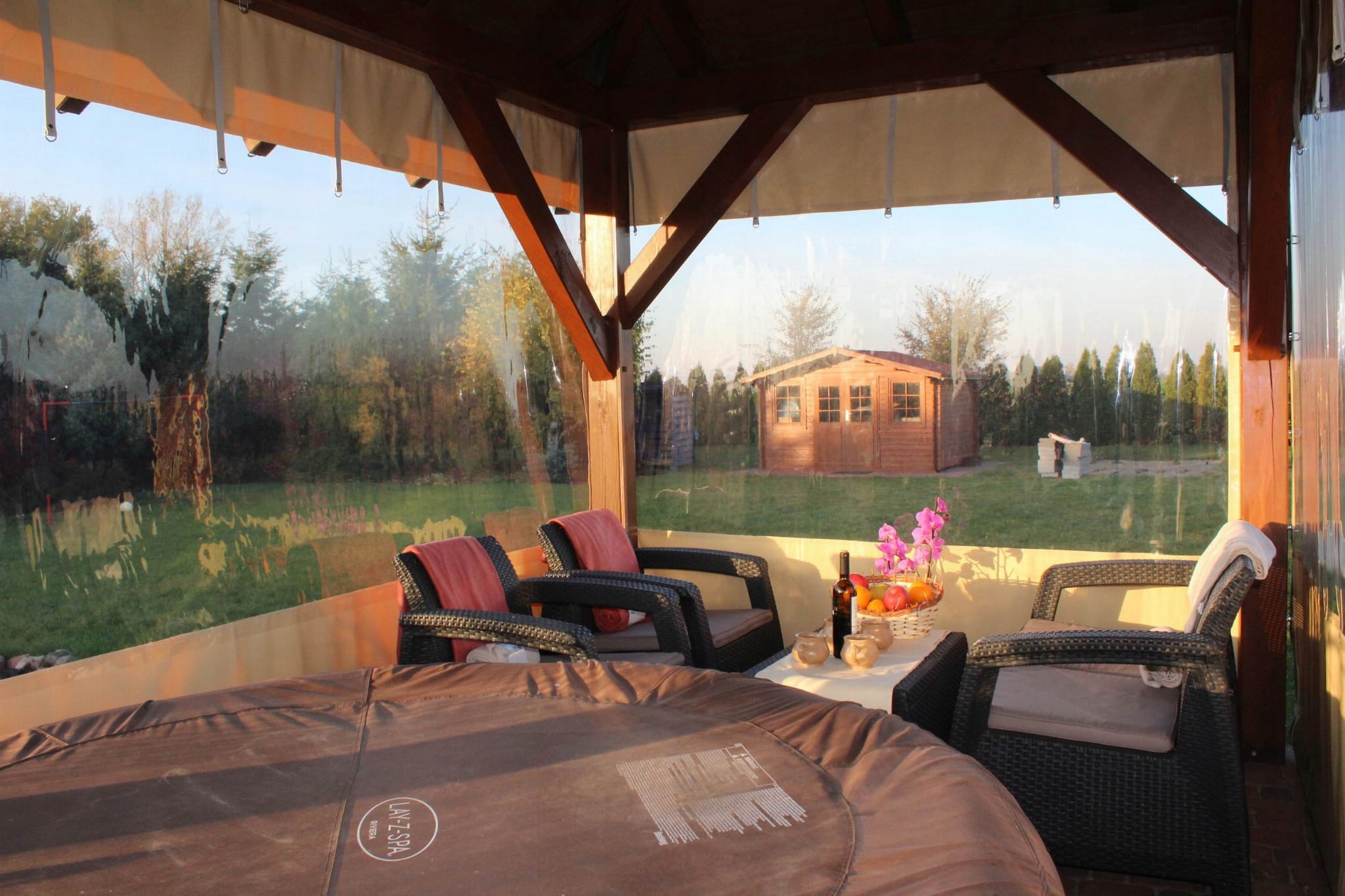 OSŁONA CAŁOROCZNA PLANDEKA PCV NA TARAS NA WYMIAR FOLIA PVC ZABUDOWA ALTANY Zastosowanie tarasowa inne