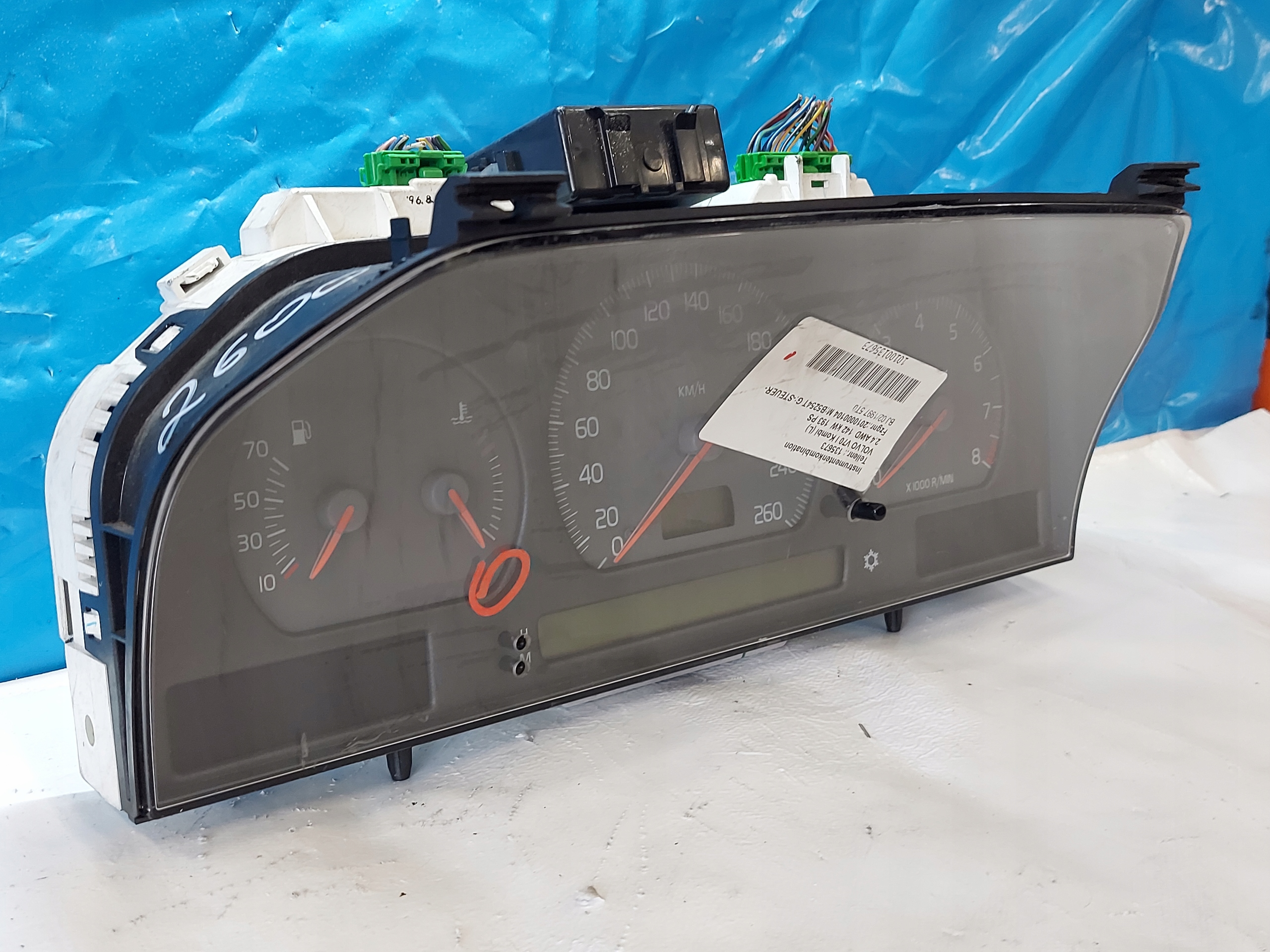 dials clock VOLVO V70 2.4 B 9148926