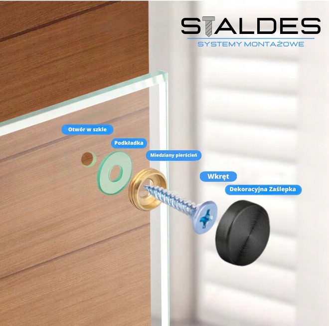 Zaślepka Maskownica Dekoracyjna Ozdobna CZARNY 19 Stan opakowania oryginalne