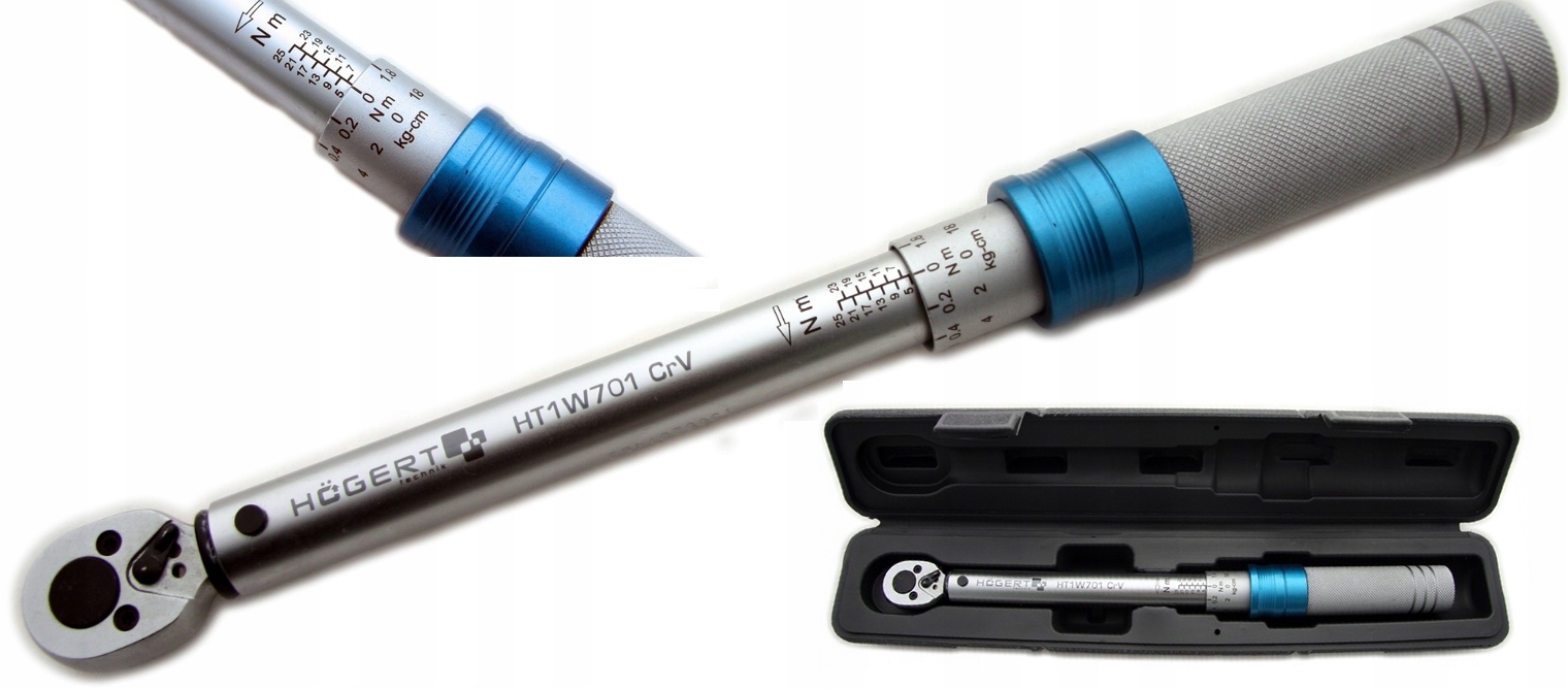 HOGERT HT1W701 KLUCZ DYNAMOMETRYCZNY 1/4'' 5-25Nm
