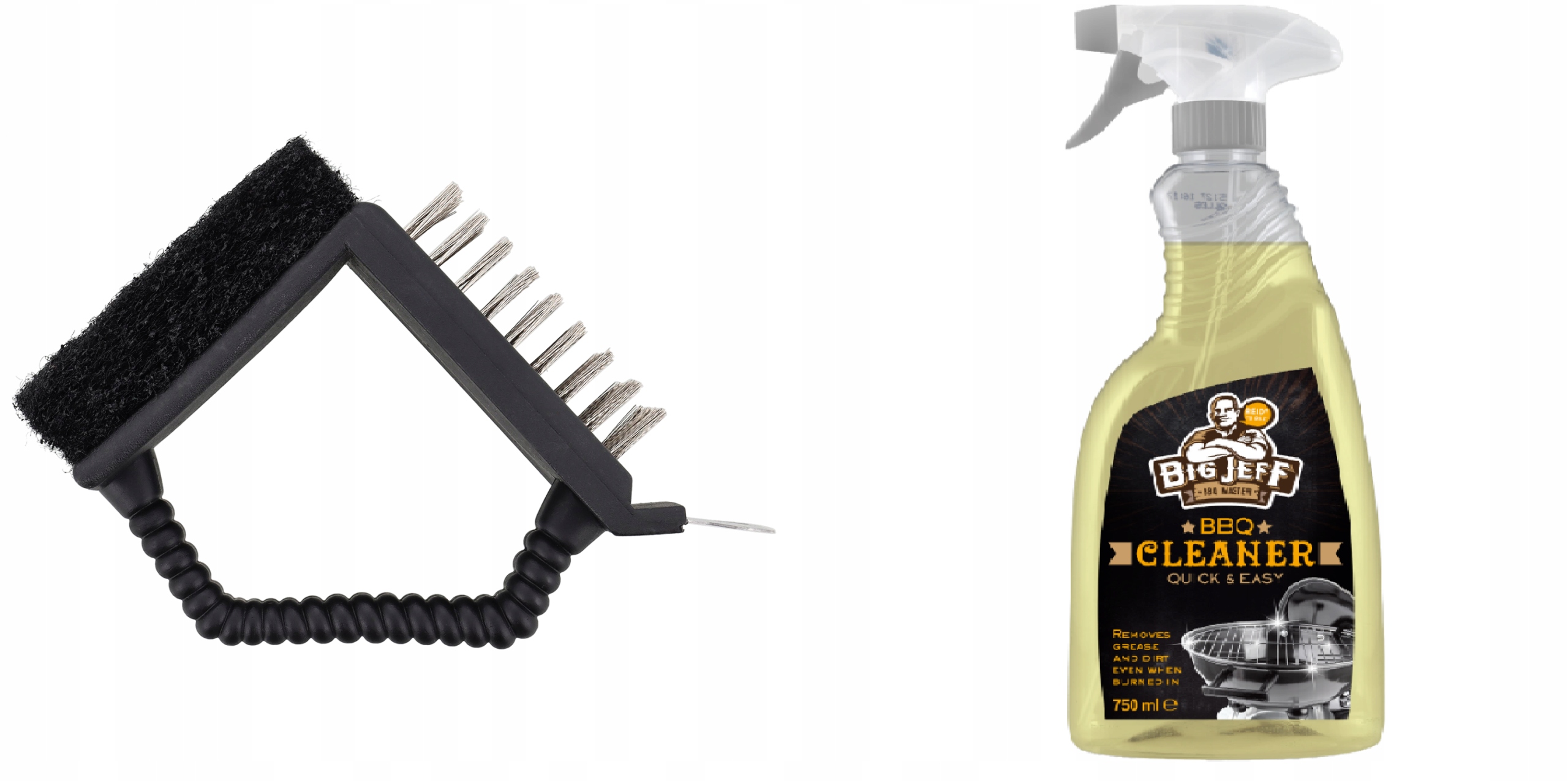 Levně Univerzální Čisticí Prostředek Na Grilování Bbq 0,750 ml malý kartáč Zdarma