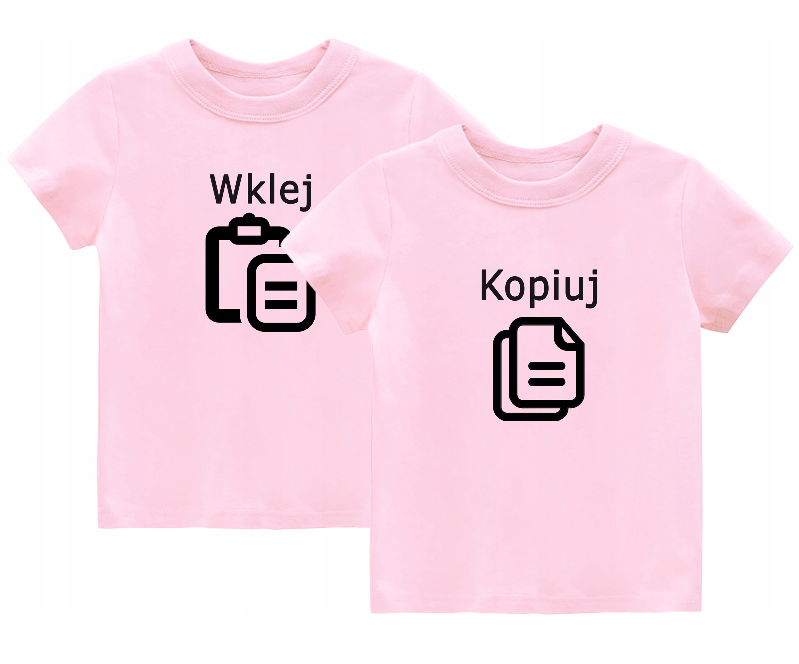 

Zestaw koszulek dla bliźniaków Kopiuj Wkej r. 116