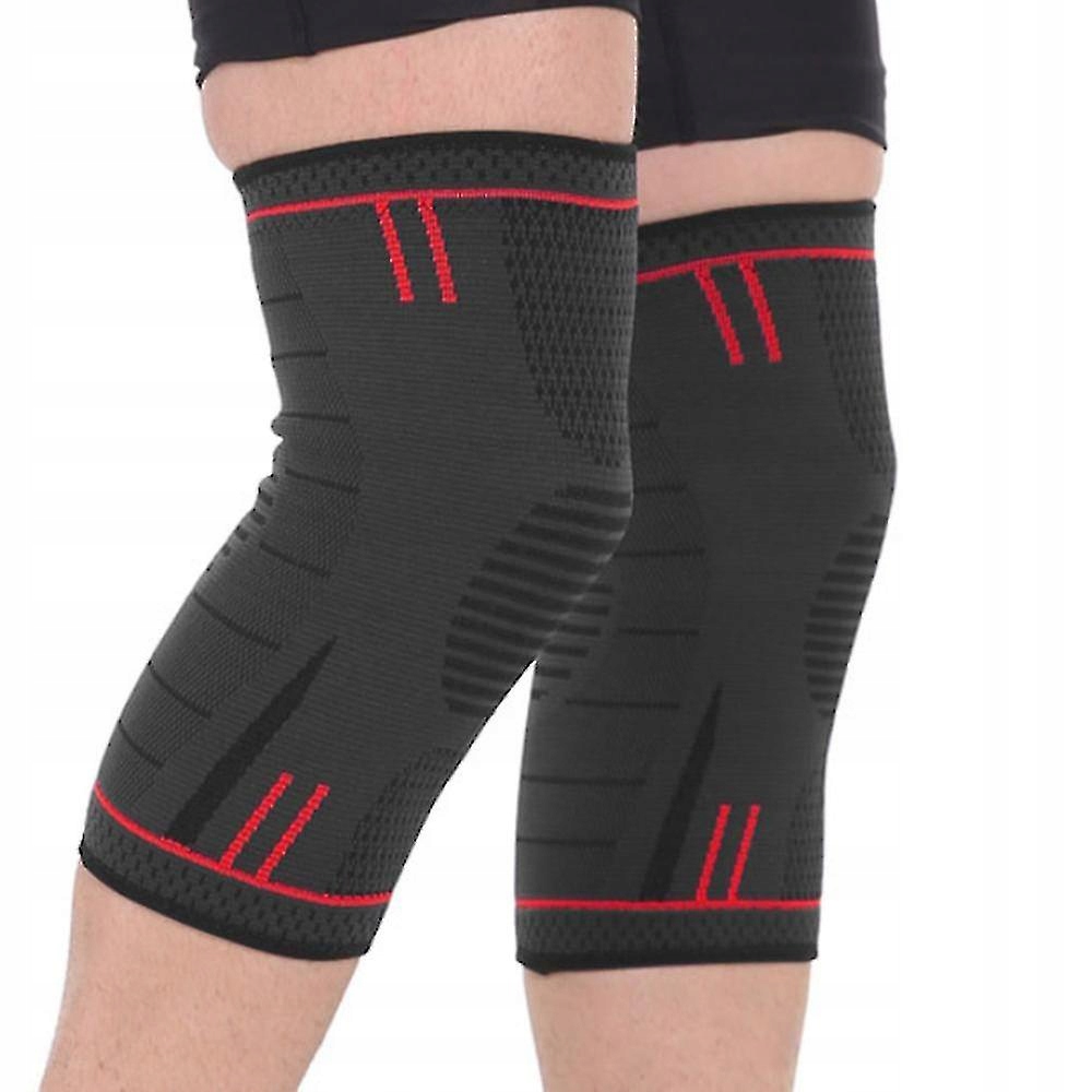 Ściągacz POINT stabilizator kolana 2 szt L czerw Marka bez marki