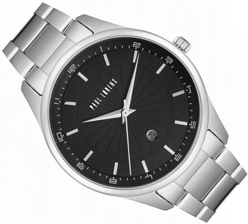 Elegantní Pánské Hodinky Paul Lorens Pl 12156B2-1C1 Modní S Datumovkou 44 mm