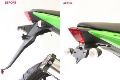 Upevnenie Tabule Register Kawasaki Ninja 250R 08