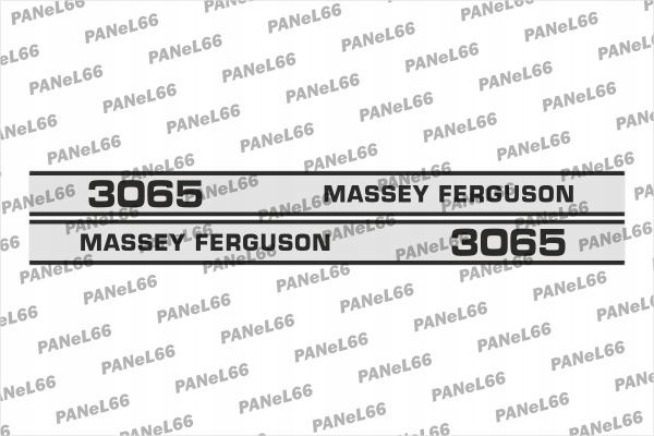 ZESTAW NAKLEJEK MASSEY FERGUSON 3065