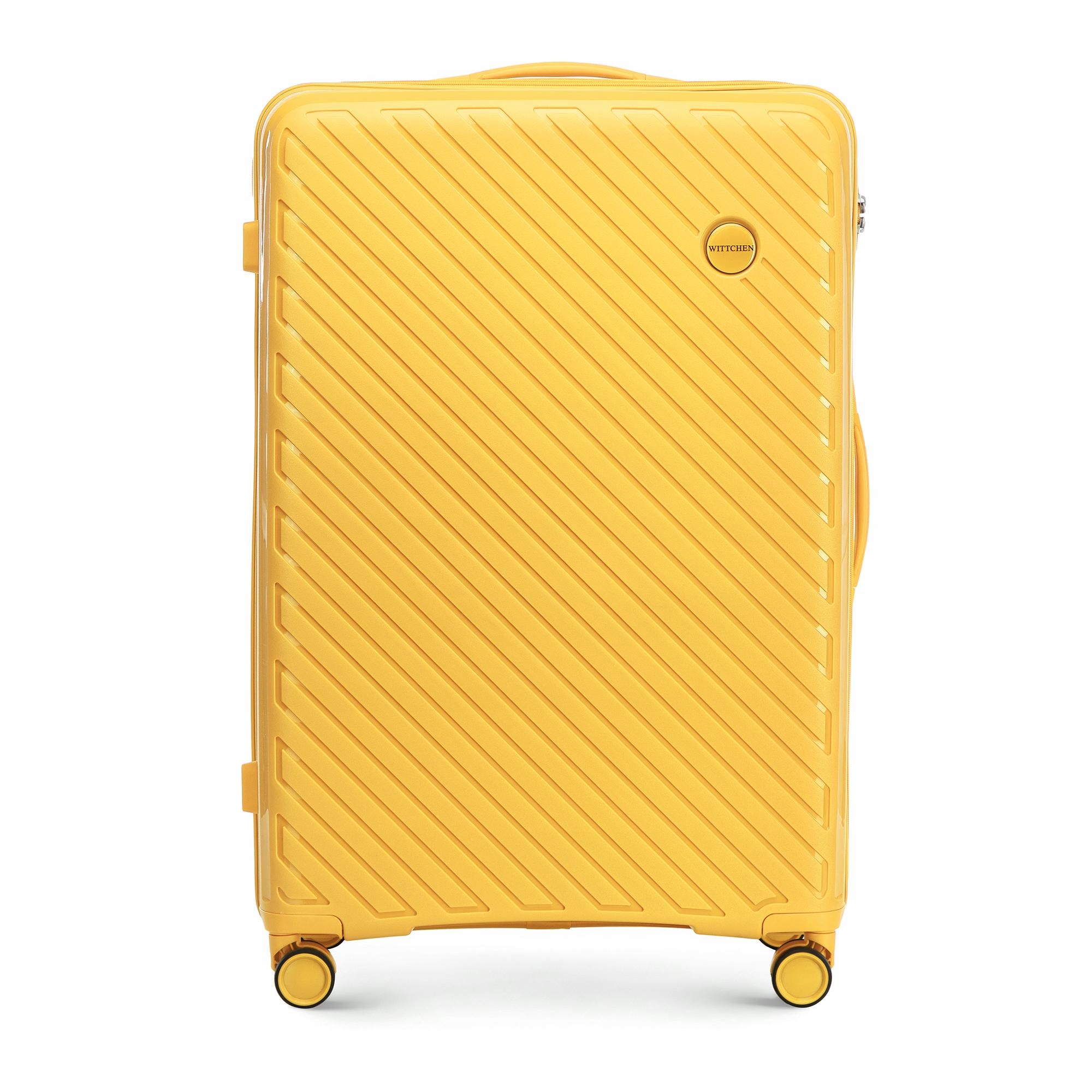 Walizka Wittchen 56-3T-203-50 Żółty Duża Polipropylen 76/52/30 100L Raya