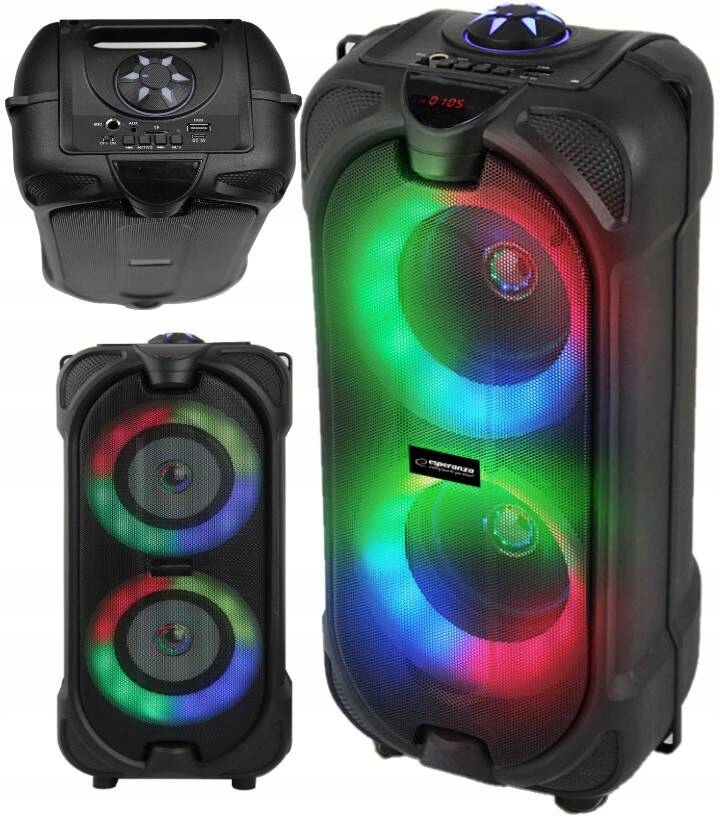 Głośnik Bluetooth Esperanza Rythm EP157 Fm Led Rgb