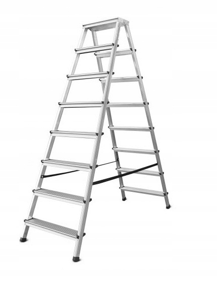 DWUSTRONNA DRABINA DRABINKA 4M ALUMINIOWA LEKKA