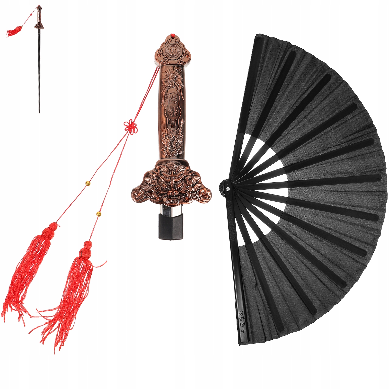 1 ZESTAW RĘCZNEGO WENTYLATORA Z MIECZEM DO ĆWICZEŃ