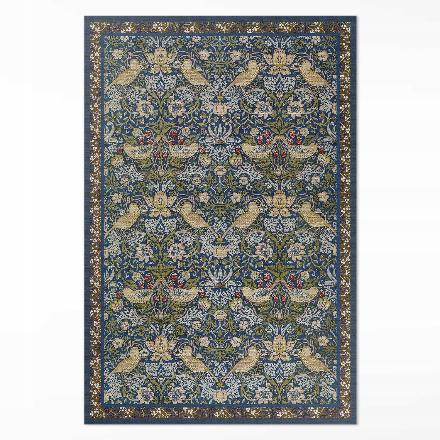 Dekoratívny vinylový koberec Zlodej jahôd William Morris XXL 150 x 225 cm