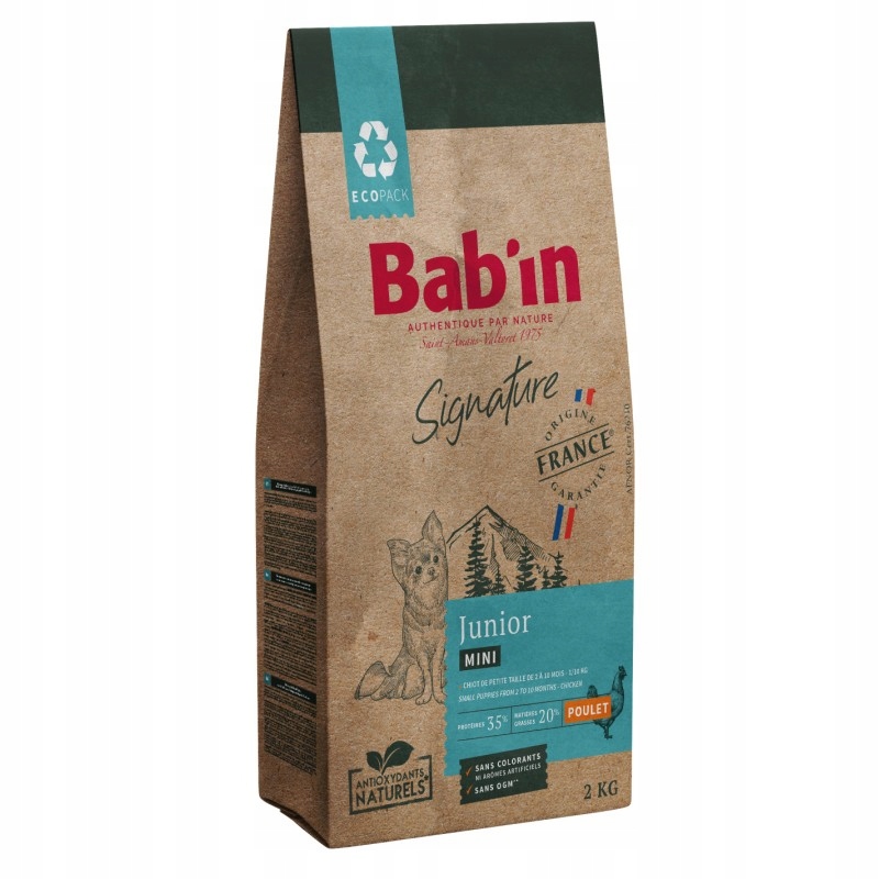 Bab'in Signature Mini Junior pro štěňata malých plemen 2 kg