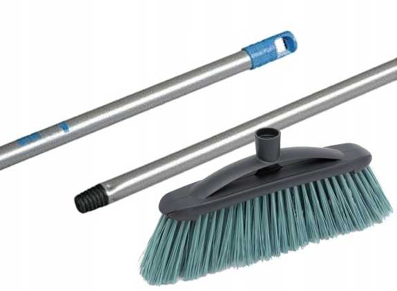 Sada metla Eco tvrdá 30 cm kartáčová tyč se závitem