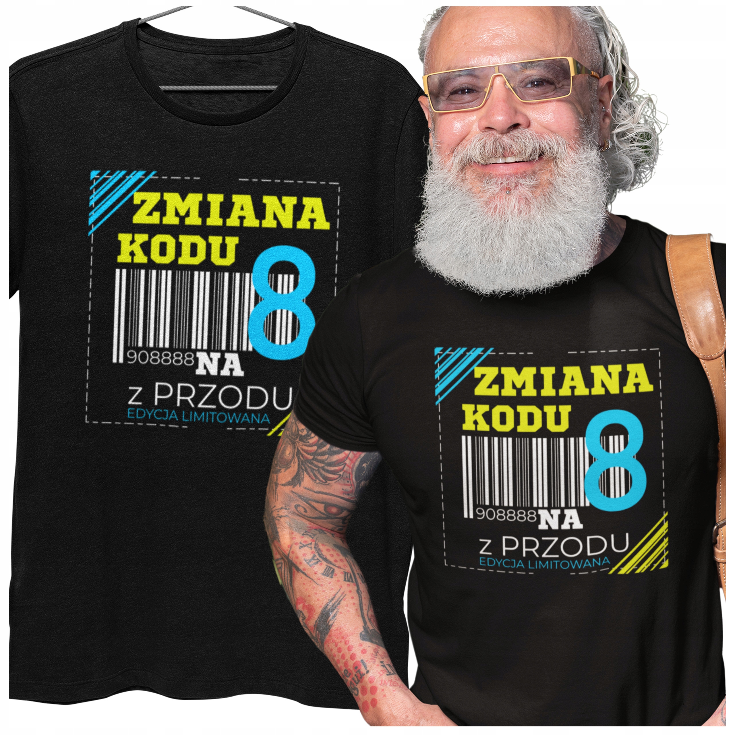 

Koszulka Na 80 Lat Urodziny Zmiana Kodu na 8