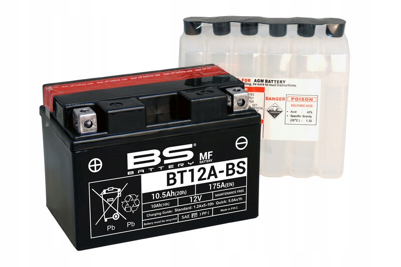 Bs Battery Bezúdržbová batéria s kyselinou BT12A 300602