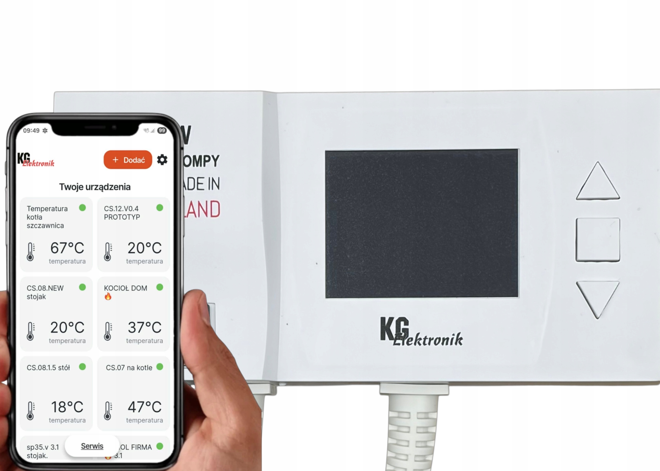 STEROWNIK SOLARA KOLEKTORA SŁONECZNEGO CS-09.NEW WIFI