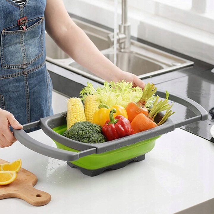 SILIKONOWY DURSZLAK CEDZAK SITKO SKŁADANY OCIEKACZ Kod producenta 74/5