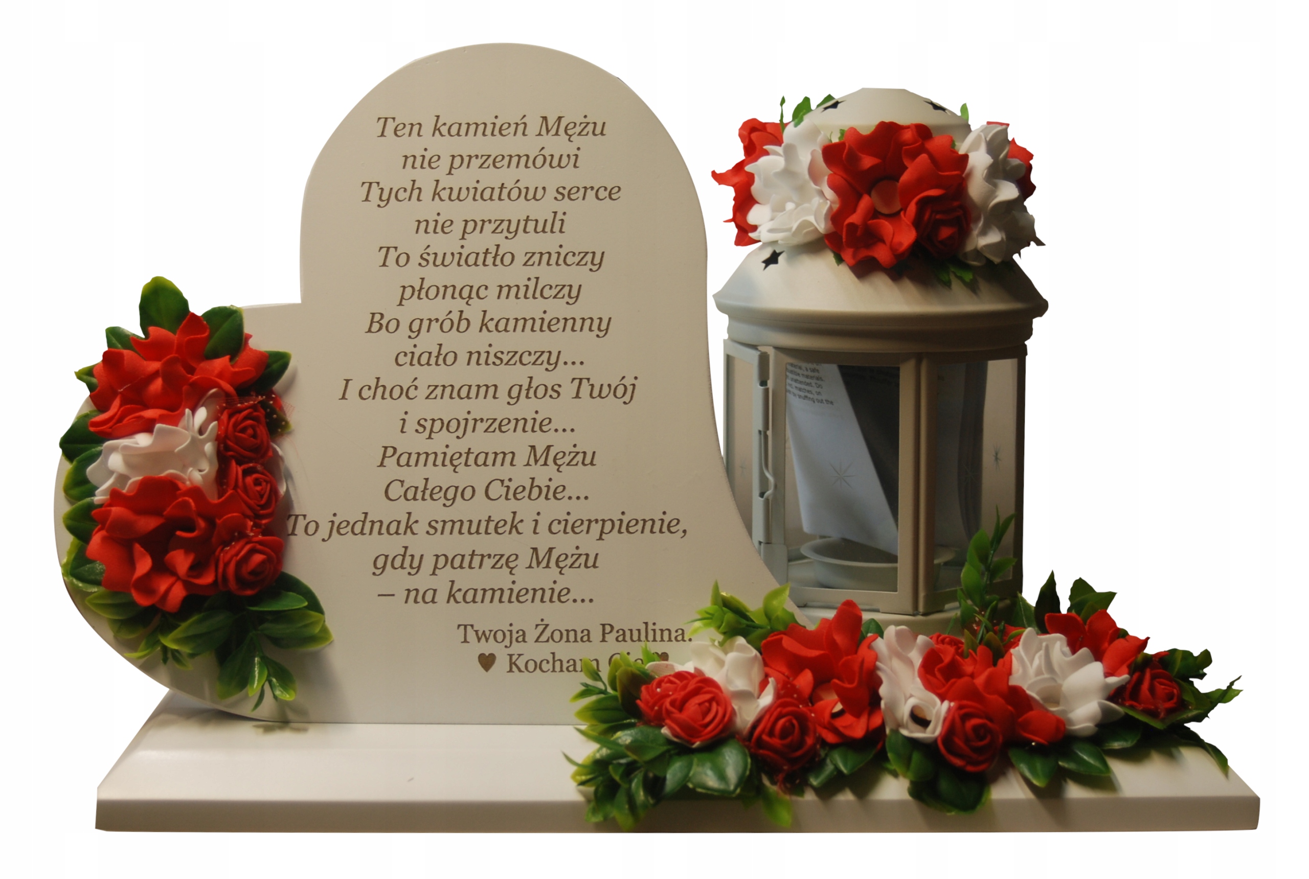 

serce na pomnik dla babci dziadka taty mamy