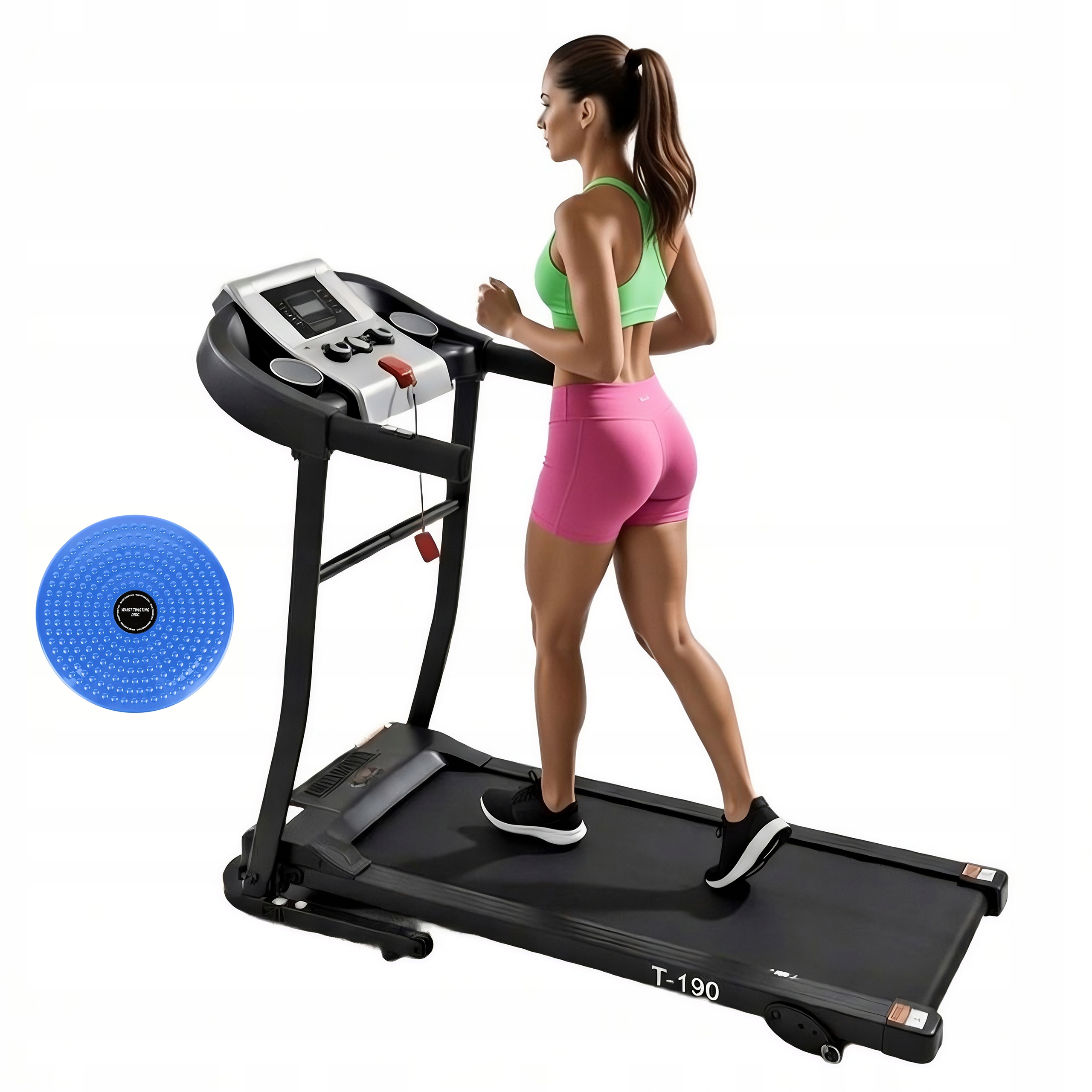 Bieżnia Elektryczna Domowa Hrs T-190 Regulacja Nachylenia Składana Twister