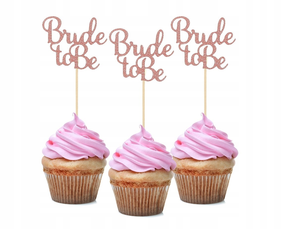 

Pikery Bride To Be Rose Gold 6 sztuk Panieński