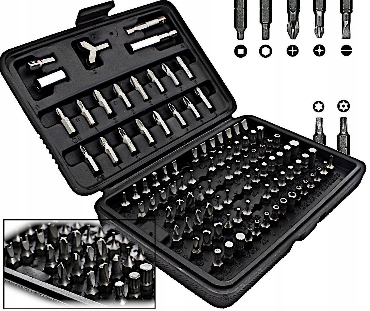 

Końcówki Bity Imbus Torx Do Wkrętarki Zestaw 100el