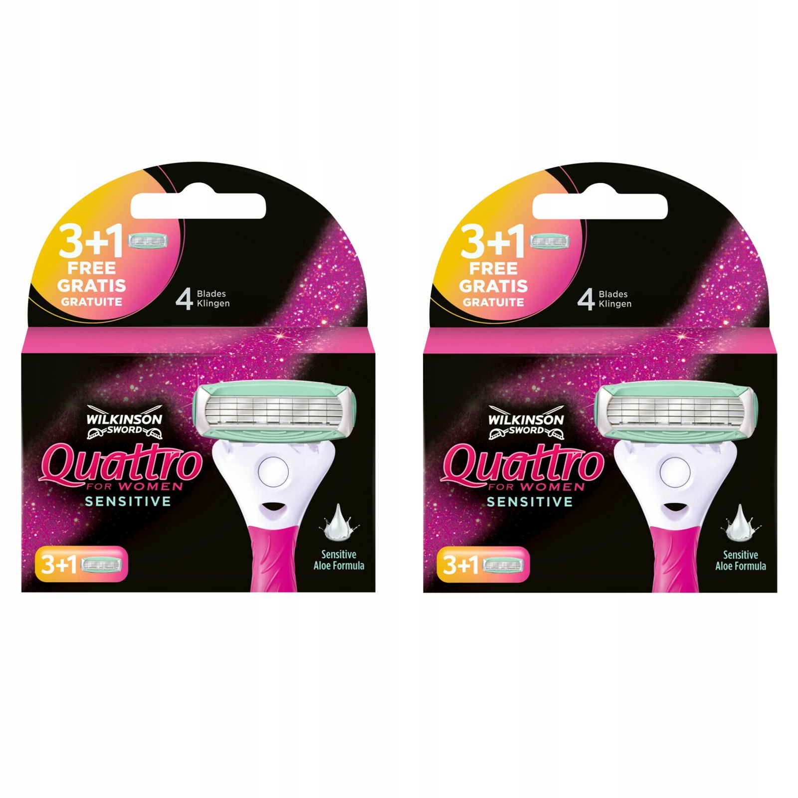

Wilkinson Quattro for Women Sensitive 8szt wkłady
