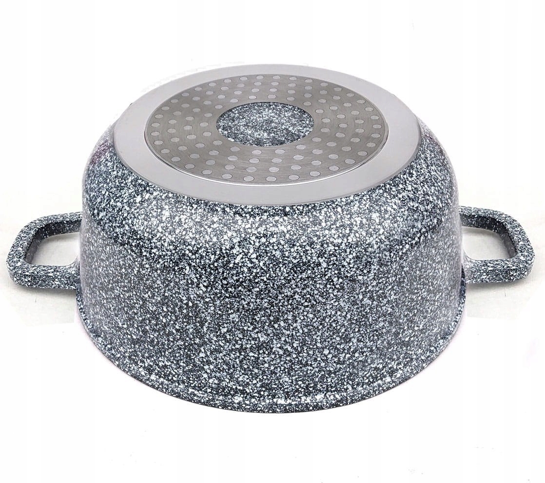 Zestaw garnków Zilner Premium aluminiowe 10 el. Kolor odcienie szarości