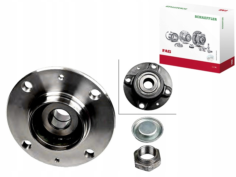 Ložisko Kola Peugeot Zadní 206 Fag Sada řidiče #35