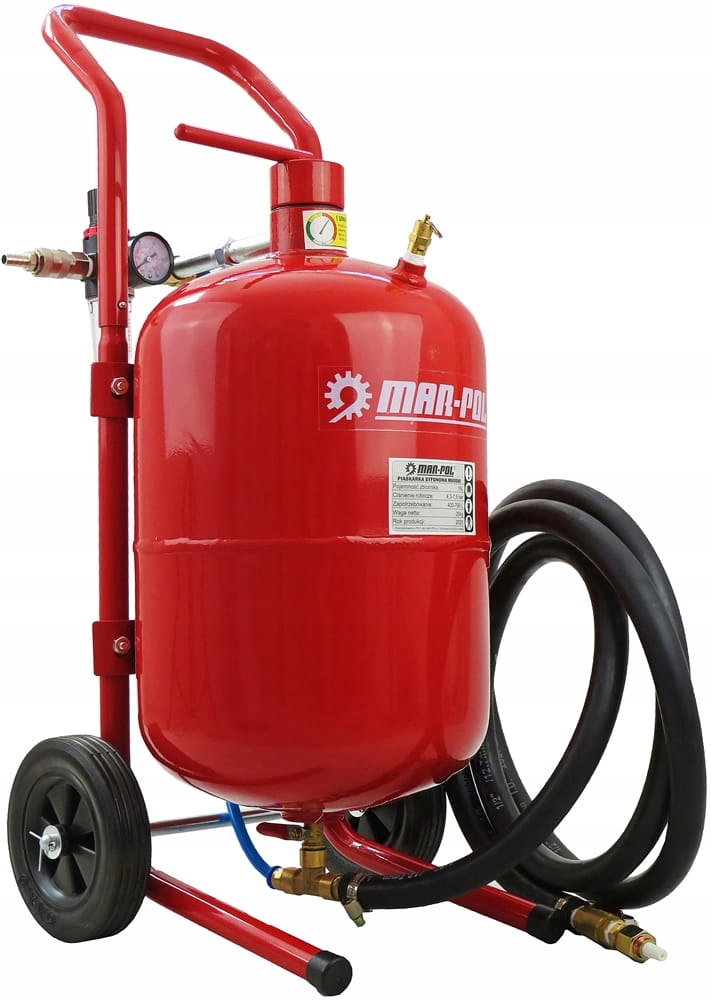 PIASKARKA SYFONOWA 19L MOBILNA MASKA DYSZE ZESTAW Kod producenta M80590
