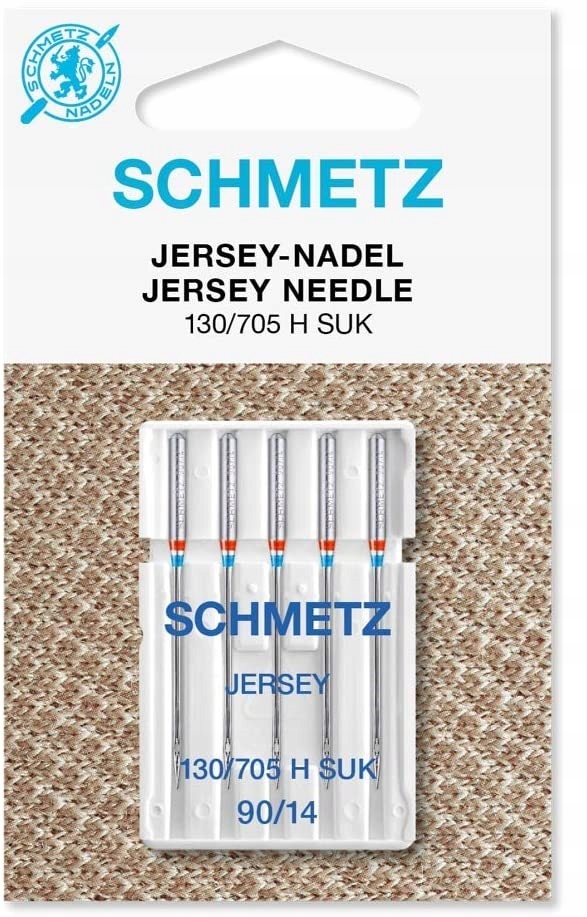 

Igły Schmetz Półpłaskie Jersey Suk 90x5 domowe
