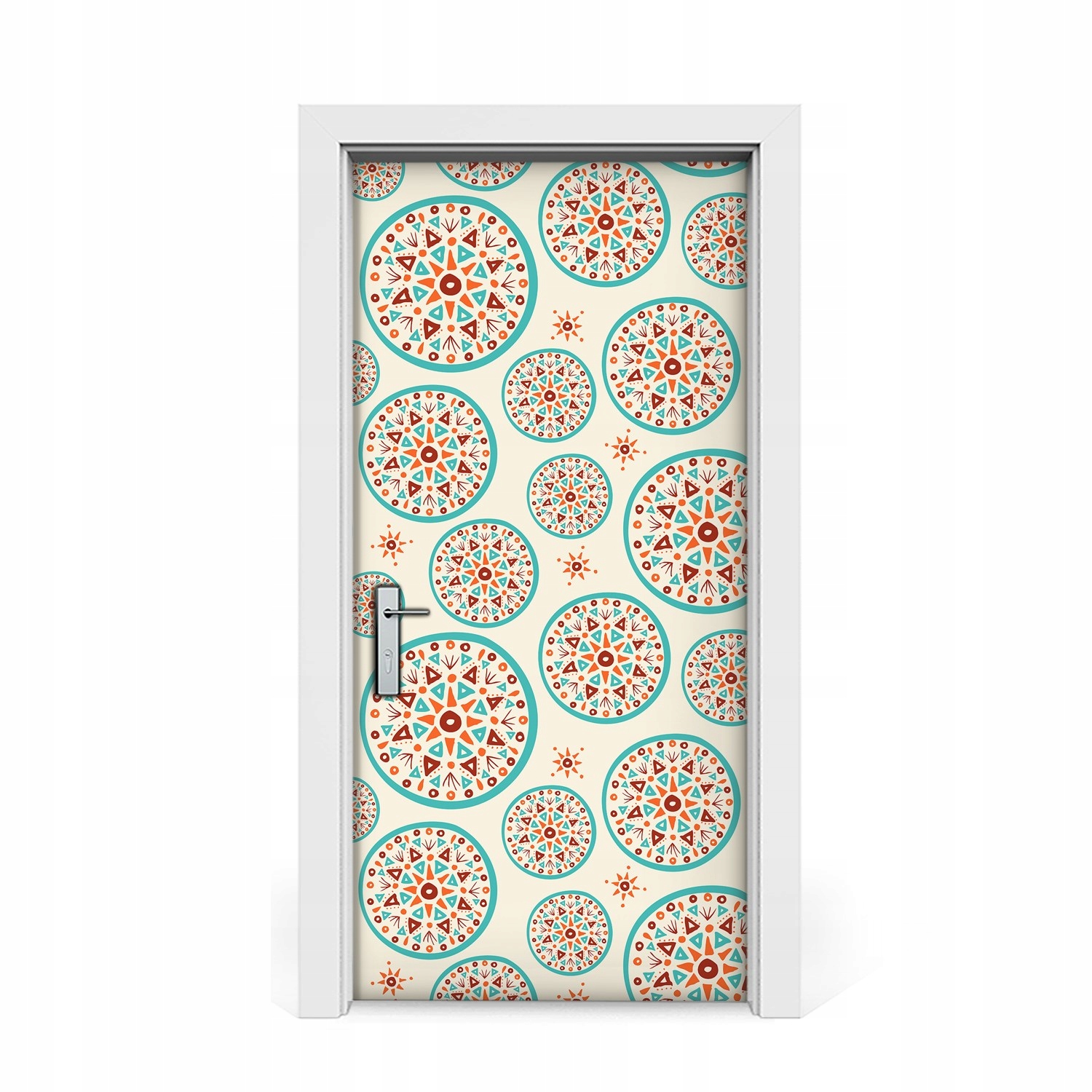 

Naklejka na drzwi Boho indyjska sztuka 95x205