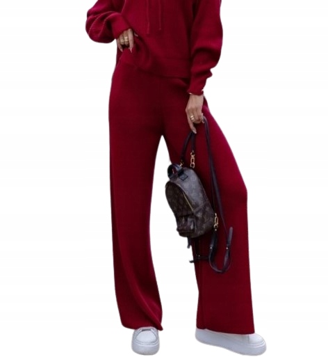 Cocomore Svetrové teplákové kalhoty Bordové New