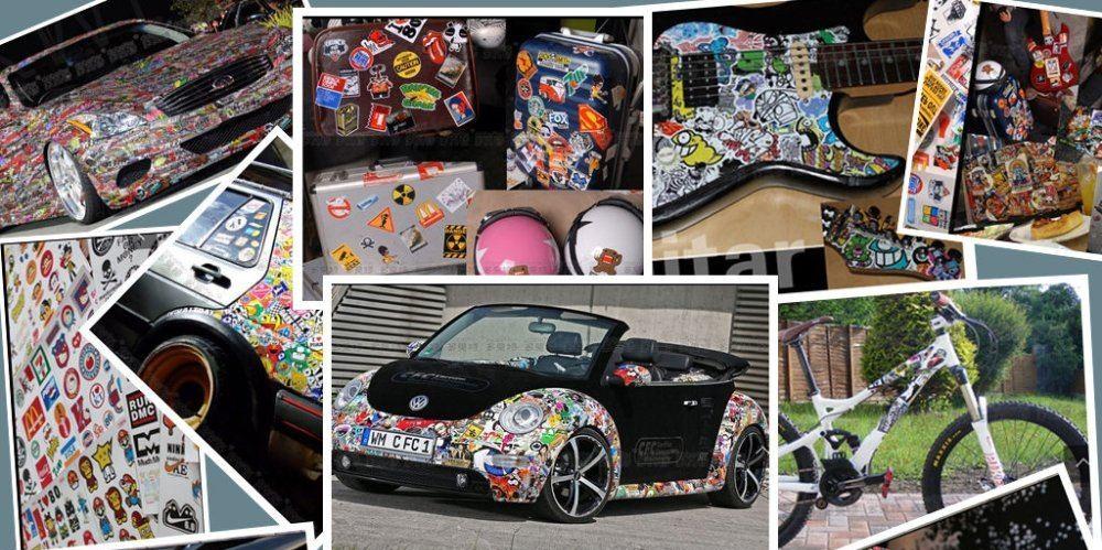 naklejki laptop samochód motocykl sticker bomb Naklejka 1szt