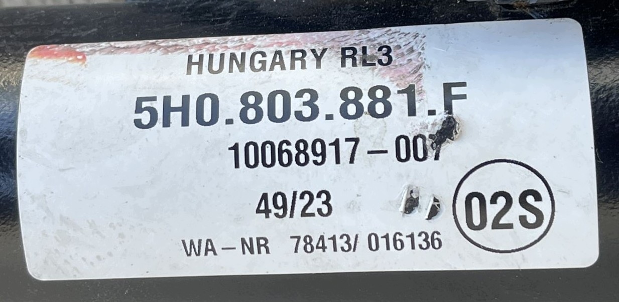 VW GOLF VIII 8 2019- towing electrical SKLADANY 5H0803881F