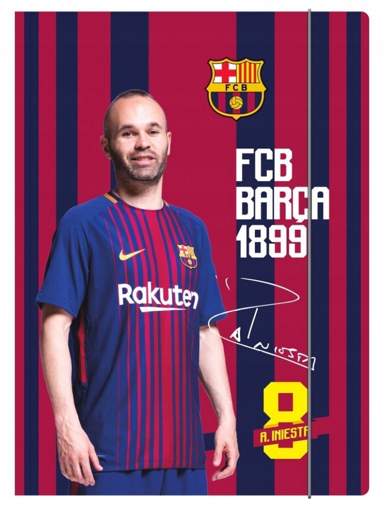 

Teczka Szkolna z Gumką A4 Fc Barcelona