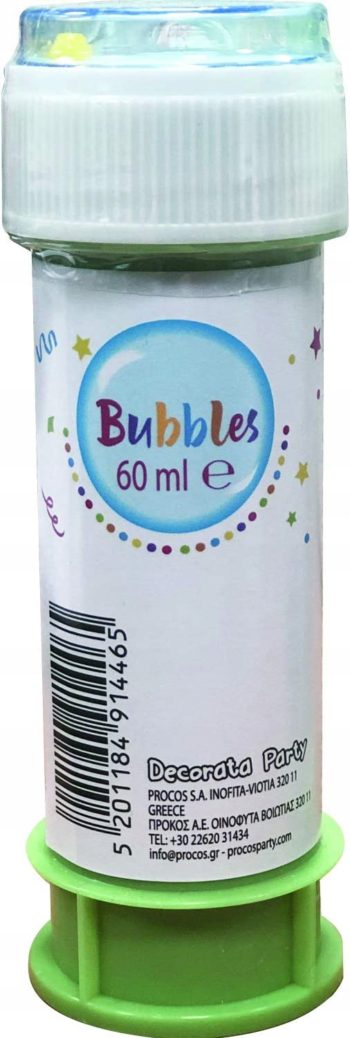

Bańki Mydlane dla Dzieci Urodziny Party 60ml