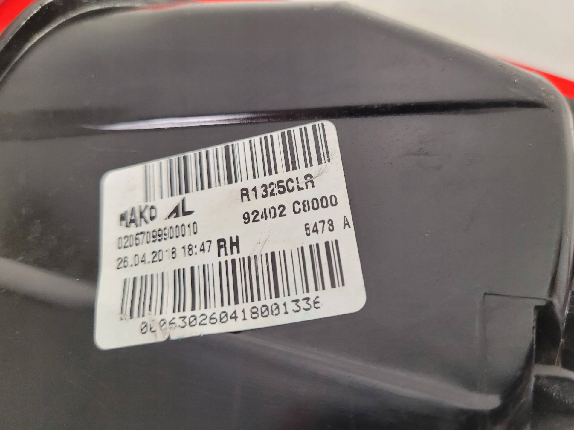 light rear right side Hyundai i20 facelift 2014 92402 C8000
