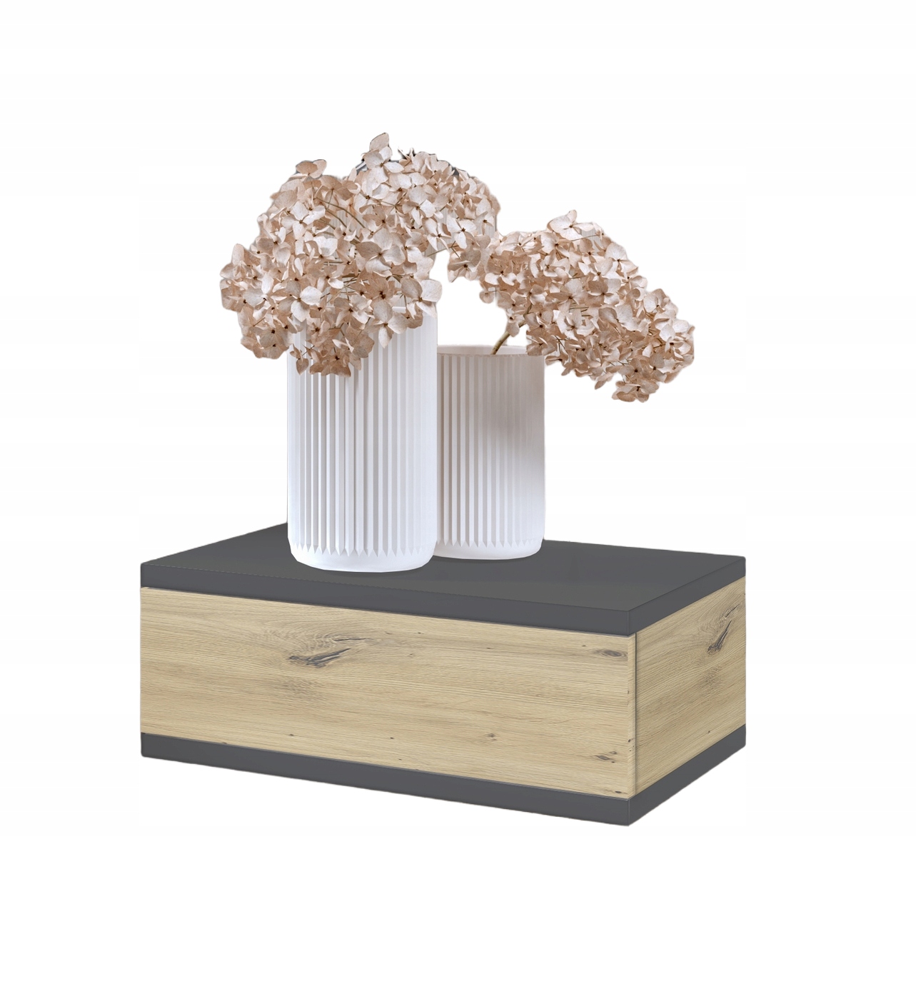 SZAFKA NOCNA WISZĄCA LOFT Z SZUFLADĄ GRAFIT - ARTISAN