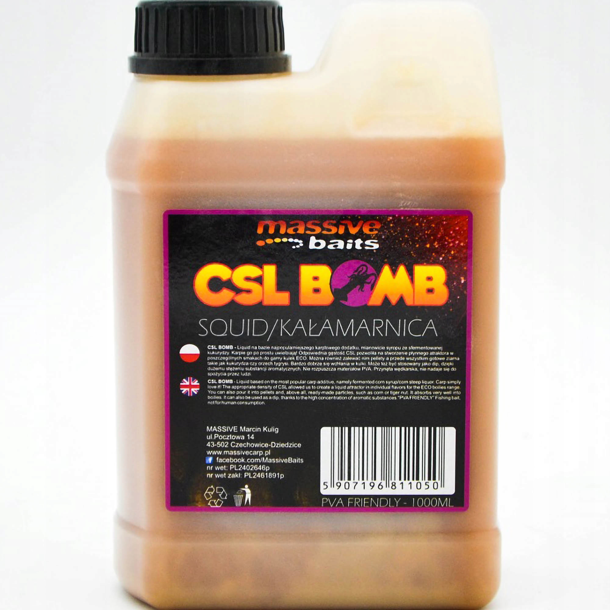 Massive Baits Squid Csl Boomb 1000ml