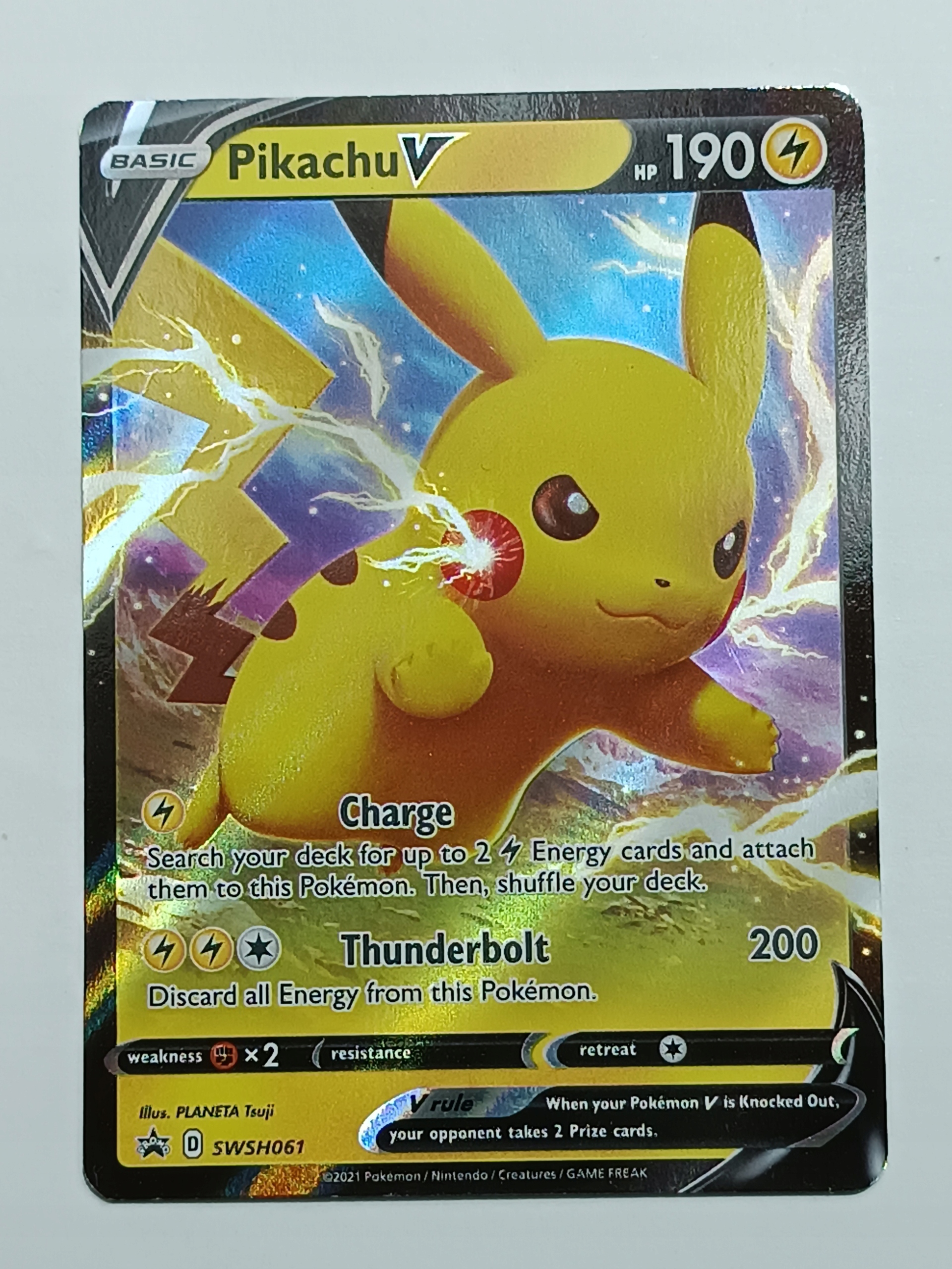 Pikachu V (promo Swsh061 - Karty Pokemon TCG ﻿ na Allegro