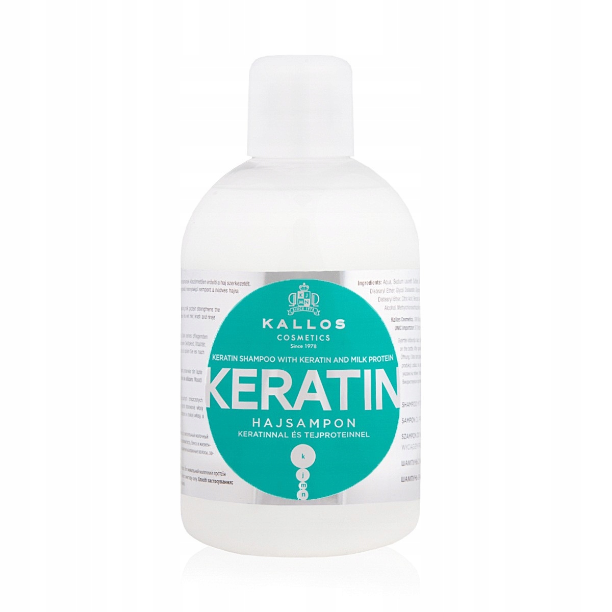 KALLOS KJMN Keratin Hair Shampoo 1000ml 12355865754 Allegro.pl