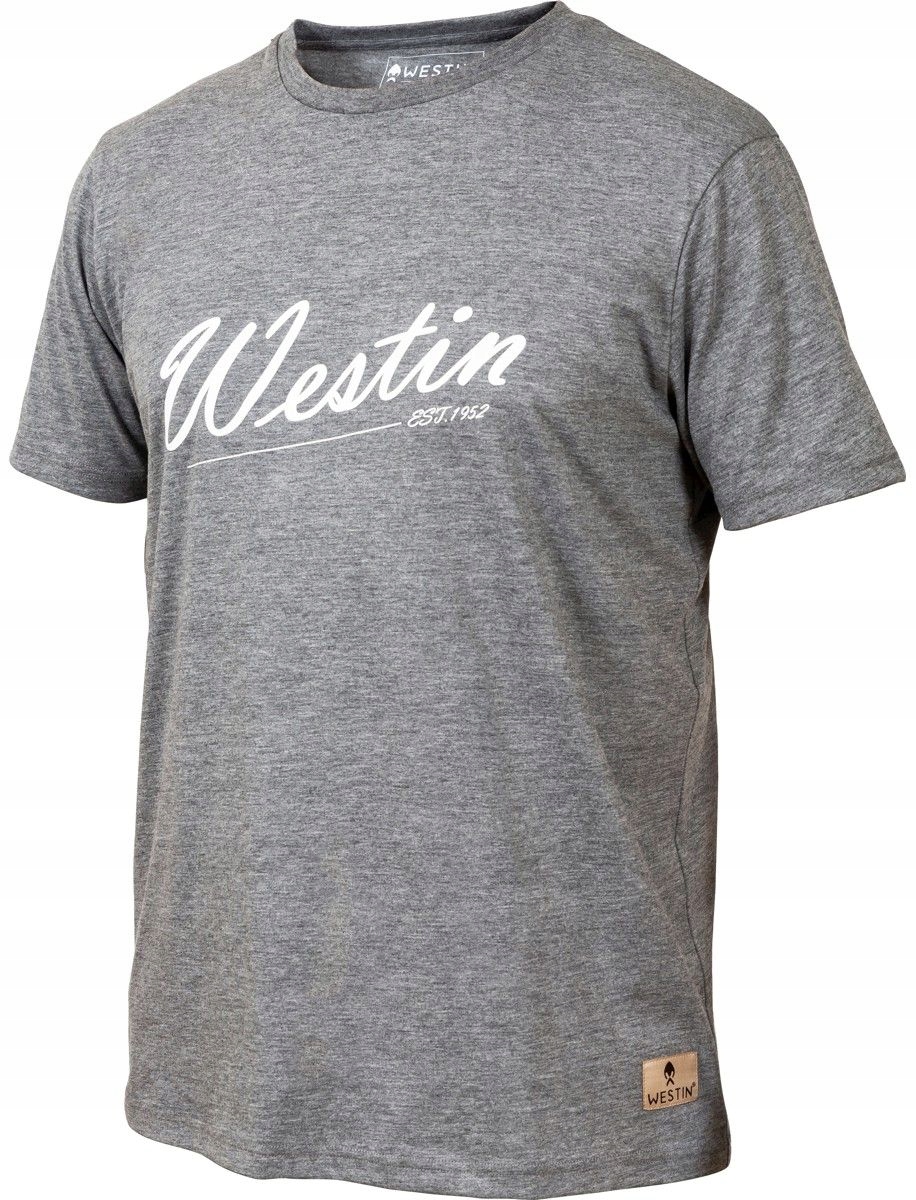 Koszulka Westin Old School T-Shirt Grey Melange S Rozmiar: Small (s)