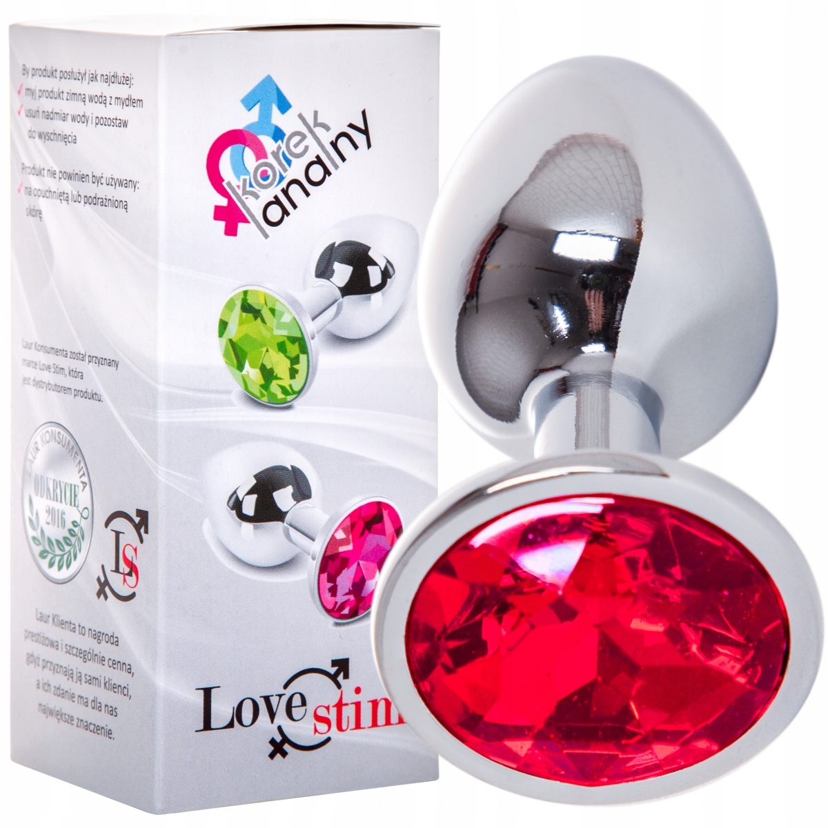 

Ekskluzywny stalowy korek analny dla