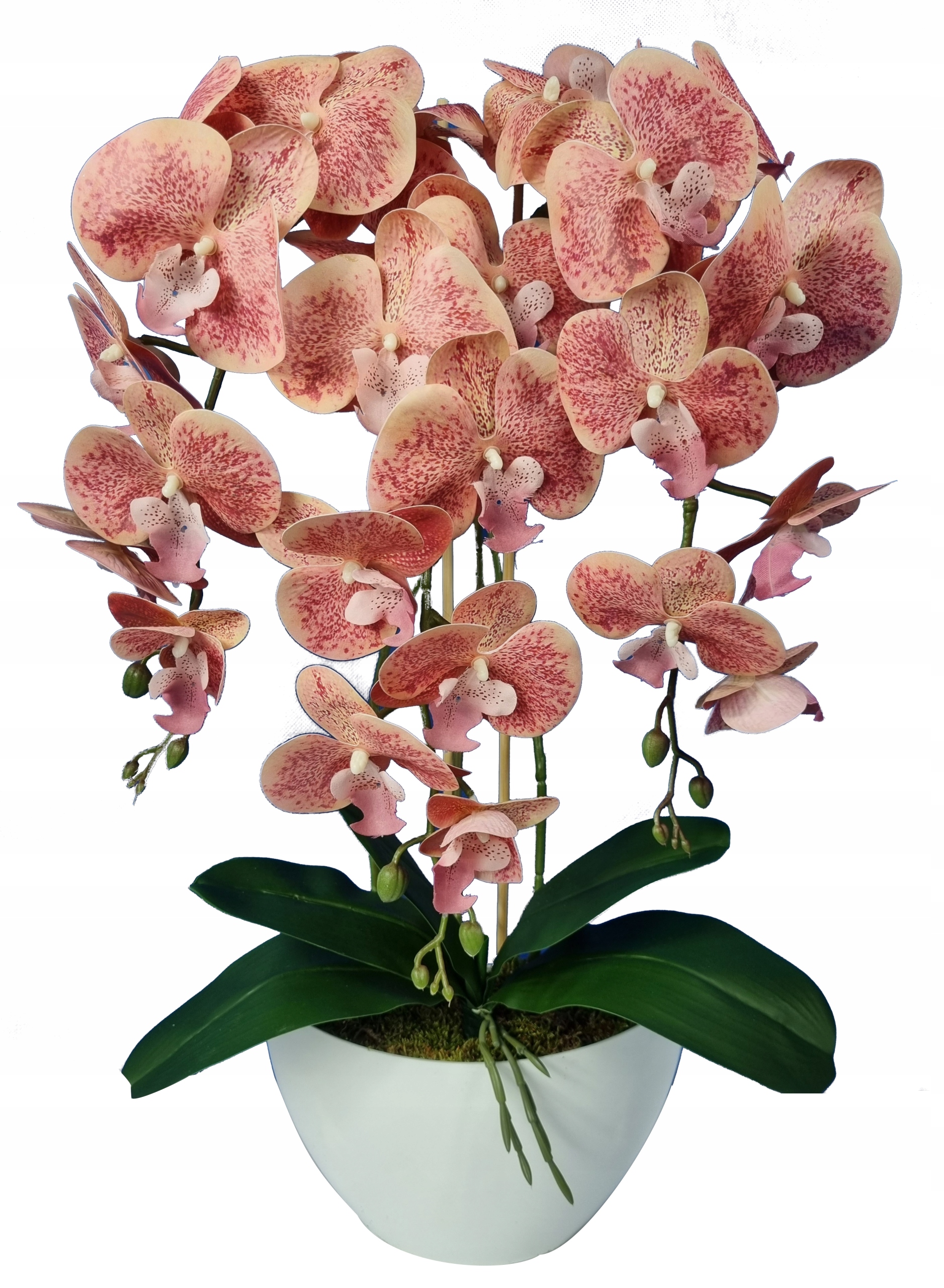 

Storczyk Sztuczny Kwiaty Orchidea 3P guma jak żywy