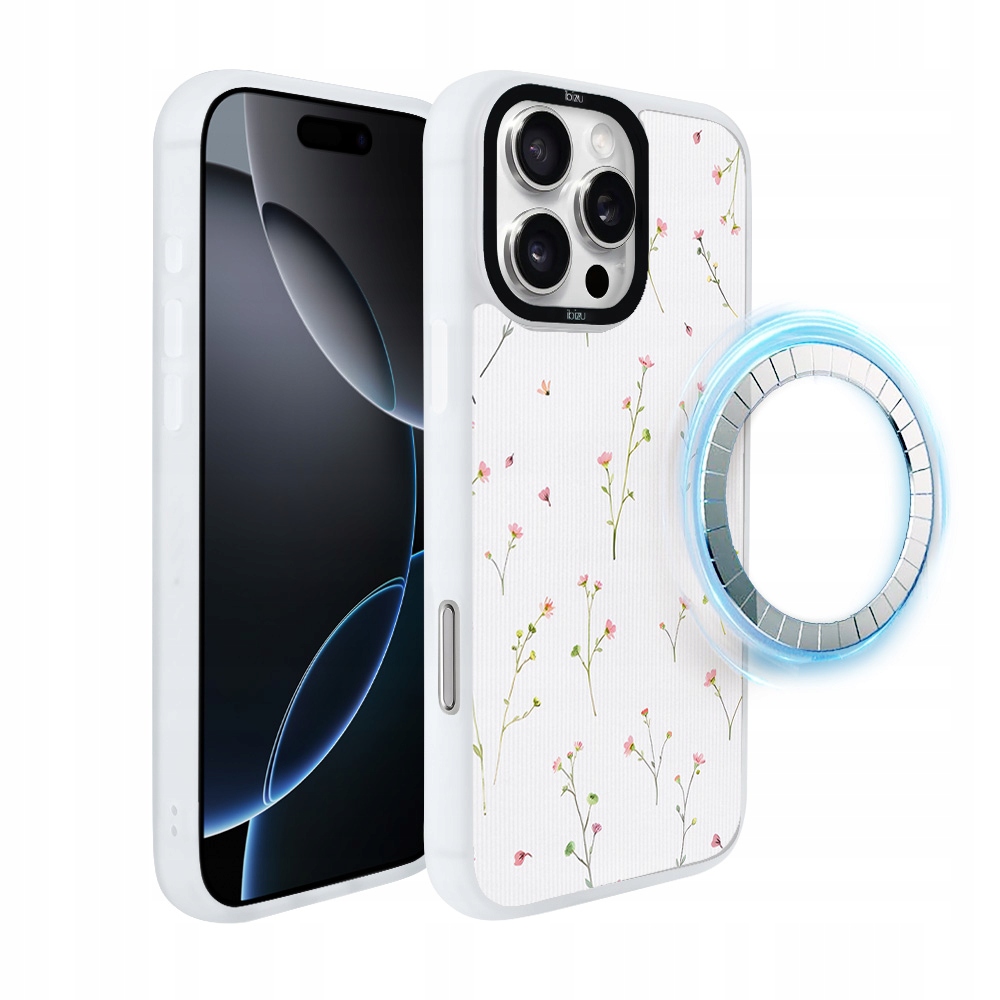 Pouzdro pro iPhone 16 Pro Ibizu DropGuard Matt s MagSafe, polní fantazie