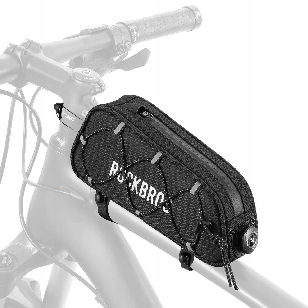 Cyklistická taška Rockbros TL004 na rám 0.7 l, černá