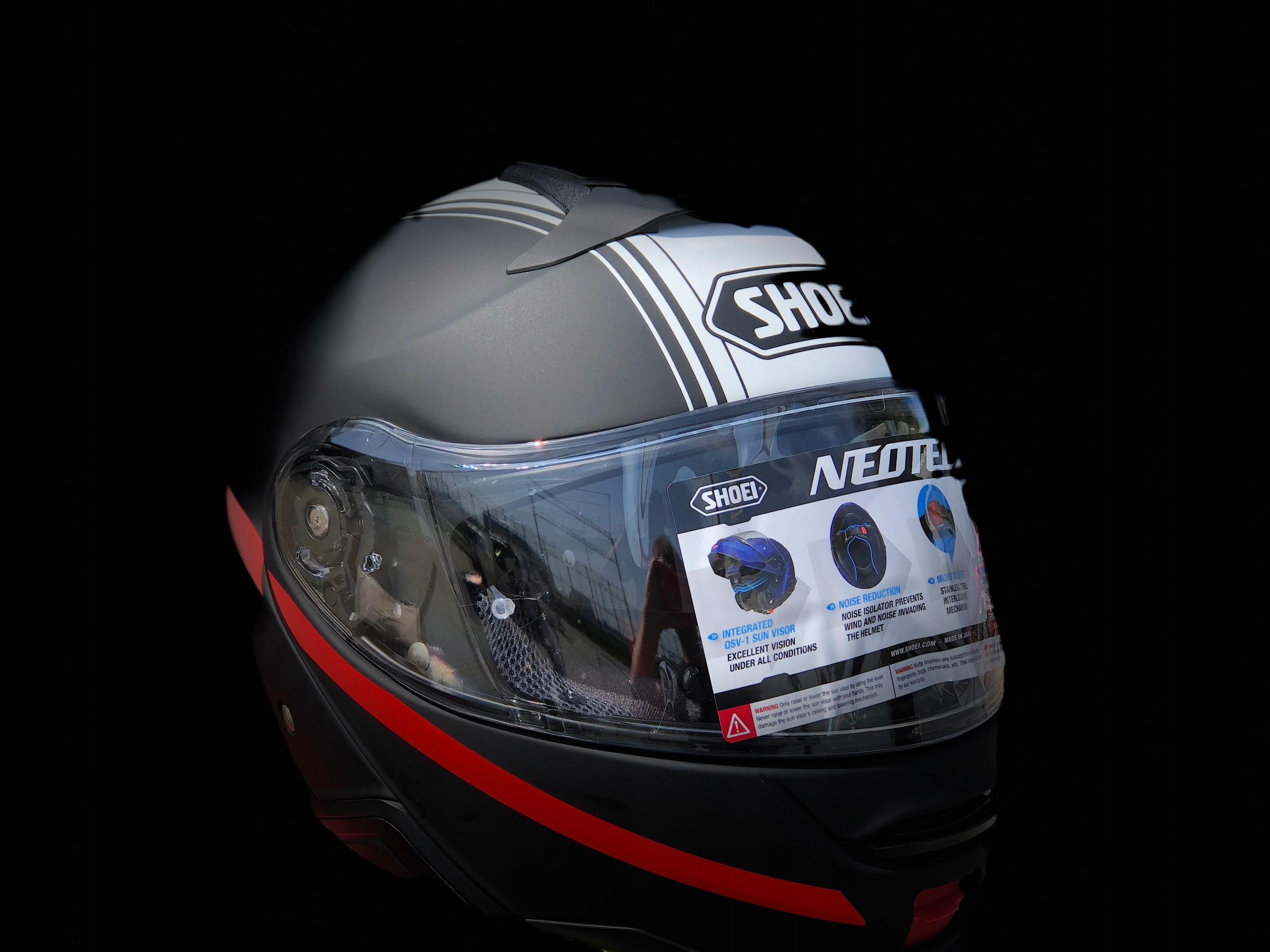 Kask SHOEI NEOTEC II Separator TC5 Blk Roz M 57-58